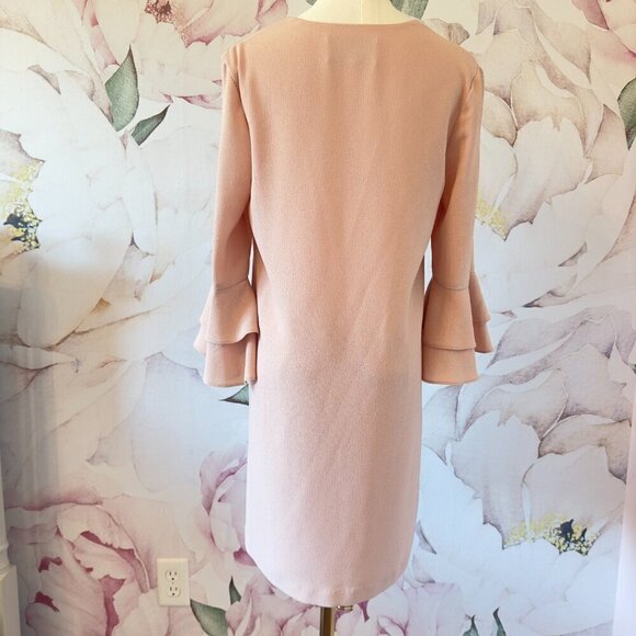 Charles Henry Women's Pink Bell Sleeve Dress Size XS - Picture 3 of 8